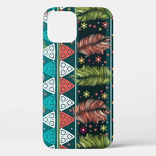 フローラ民族ドードル:穏やかなヴィンテージ。 Case-Mate iPhoneケース (裏面)