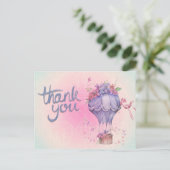 フローラ気球ありがとう ポストカード (スタンド正面)