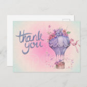 フローラ気球ありがとう ポストカード (正面/裏面)