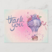 フローラ気球ありがとう ポストカード (正面)