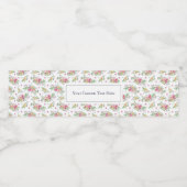 フローラ水の色結婚のブライダルベビーシャワー ペットボトルラベル (シングルラベル)