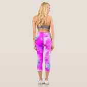 フローラ水の色絵画の カプリレギンス (裏面)