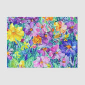 フローラ水の色芸術的切り離し値 薄葉紙 (正面)