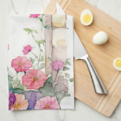 フローラ水カラー色彩の鮮やかアーチ キッチンタオル (四つ折り)