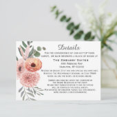 フローラ水カラー赤面結婚錆の詳細 エンクロージャーカード (スタンド正面)