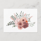 フローラ水カラー赤面結婚錆の詳細 エンクロージャーカード (裏面)