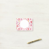 フローラ水モダン色 ポストイット (デスク上)