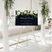 フローラ水平リハーサルディナーウェルカムサイン ポスター