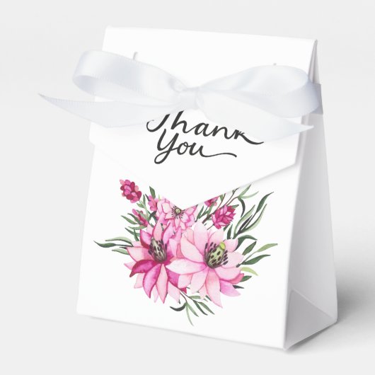 フローラ水彩ありがとう フェイバーボックス (正面サイド)