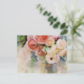 フローラ水彩はがき2 ポストカード (スタンド正面)