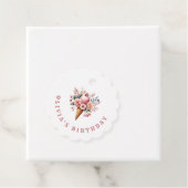 フローラ水彩アイスクリーム及びレッドベリー フェイバータグ (インサイチュ)