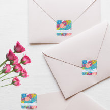 フローラ水彩アールデコヴィンテージブライダルシャワー