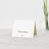 フローラ水彩サンキューカード//秋 サンキューカード (裏面)