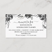 *～*フローラ水彩シンプルフラエレガントワー 名刺 (裏面)