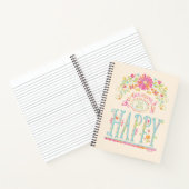 フローラ水彩ジャーナル ノートブック (内部)