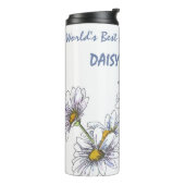フローラ水彩デイジーワールド最高のズフレンド タンブラー (回転左)