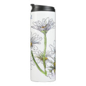 フローラ水彩デイジーワールド最高のズフレンド タンブラー (回転右)