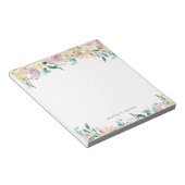 フローラ水彩ドロップ ノートパッド (アングル)