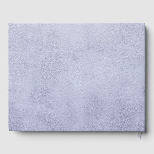 フローラ水彩パープル赤パーソナライズされたちゃんシャワー ゲストブック (裏面)