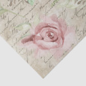 フローラ水彩ピンクの花エフエマデコペ 薄葉紙 (詳細)