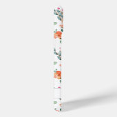 フローラ水彩フラワーパターンパーソナライズされた Case-Mate iPhoneケース (裏面 / 右)