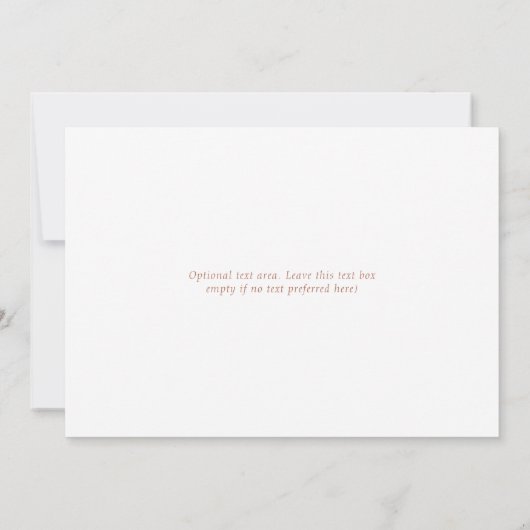 フローラ水彩ブライダルシャワー招待カード サンキューカード (裏面)