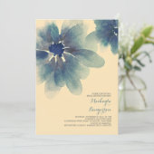 フローラ水彩ブライダルシャワー招待状 招待状 (スタンド正面)