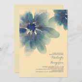 フローラ水彩ブライダルシャワー招待状 招待状 (正面/裏面)