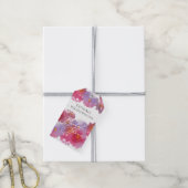 フローラ水彩ブライダルシャワー ギフトタグ (より糸付き)