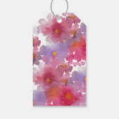 フローラ水彩ブライダルシャワー ギフトタグ (裏面)