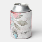 フローラ水彩ワイルドフラワーバラ缶クーラー 缶クーラー (缶正面)