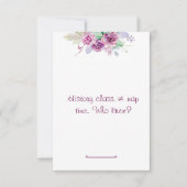 フローラ水彩先生履歴評価 サンキューカード (正面)