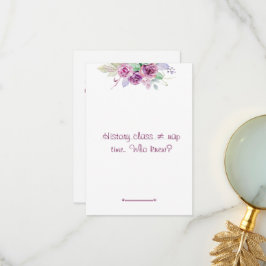 フローラ水彩先生履歴評価 サンキューカード