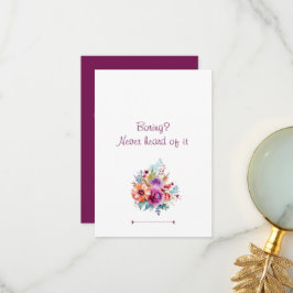 フローラ水彩先生履歴評価 サンキューカード