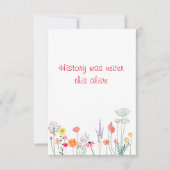 フローラ水彩先生履歴評価 サンキューカード (正面)