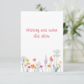 フローラ水彩先生履歴評価 サンキューカード (スタンド正面)