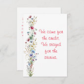 フローラ水彩先生履歴評価 サンキューカード (正面/裏面)