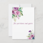 フローラ水彩先生履歴評価 サンキューカード (正面)