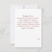 フローラ水彩先生履歴評価 サンキューカード (裏面)