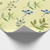 フローラ水彩可愛いギフトアイディア1 ラッピングペーパー (角)