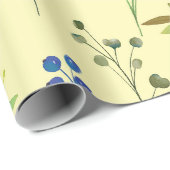 フローラ水彩可愛いギフトアイディア1 ラッピングペーパー (ロールコーナー)