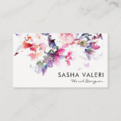 フローラ水彩名刺 名刺 (正面)