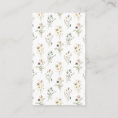 フローラ水彩名刺 名刺 (裏面)