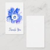 フローラ水彩手描き抽象芸術アートノートカー ノートカード (正面/裏面)