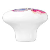 フローラ水彩手描き抽象芸術アート セラミックノブ (側面)