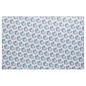 フローラ水彩手描き抽象芸術アート ファブリック (ヤード)