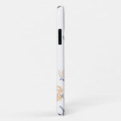 フローラ水彩模様カスタム電話機入 Case-Mate iPhoneケース (裏面/右)