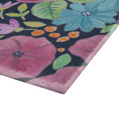 フローラ水彩模様 カッティングボード (角)