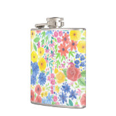 フローラ水彩模様 フラスク (左)
