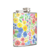 フローラ水彩模様 フラスク (右)